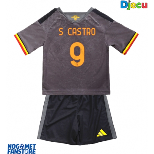 AS Roma Santiago Castro #9 Rezervni Dres za djecu 2026-27 Kratak Rukav (+ Kratke hlače)